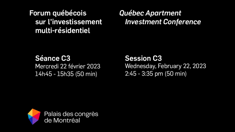 Forum québécois sur l’investissement multi-résidentiel