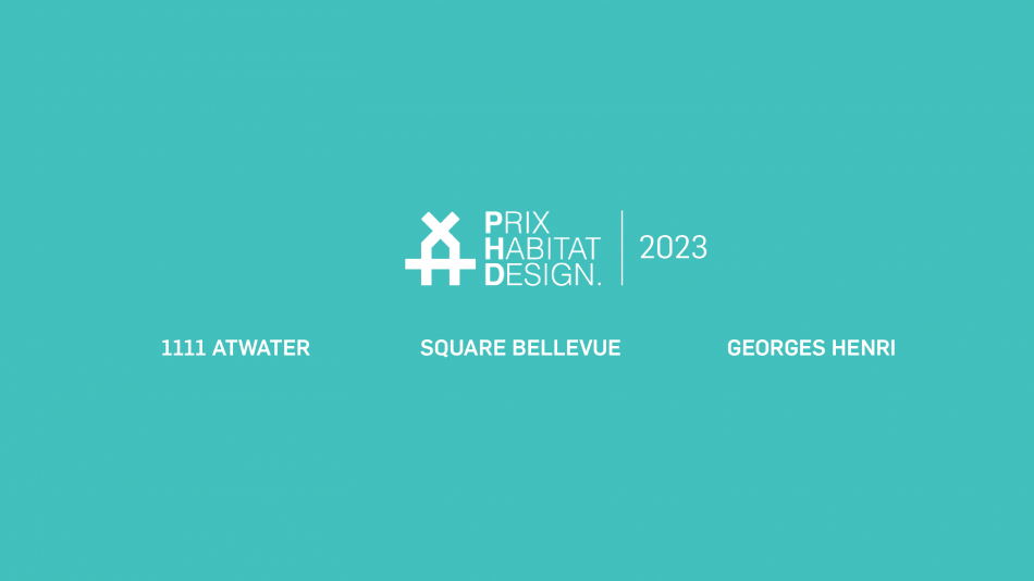 Trois projets NEUF aux Prix Habitat Design 2023