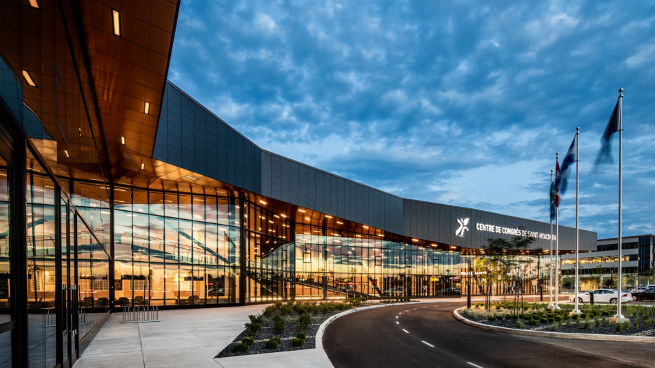 St-Hyacinthe convention center is nominated for the  CISC Quebec Steel Design Awards of Excellence 2018